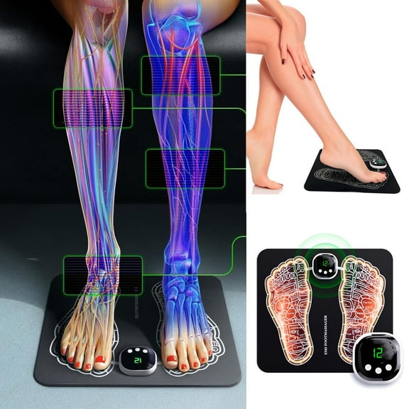 Foot Massager for Neuropathy , Whole Body Massager for Neuropathy, Foot Massager for Circulation and Pain Relief, for Those Who Stand and Work All Day