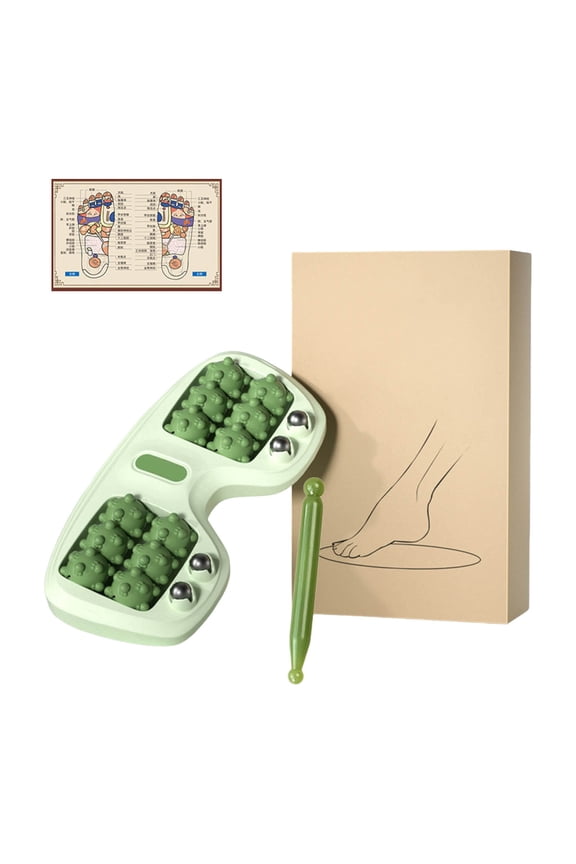 Foot Massager, Plantar Fasciitis Relief_Gift, Leg Pain_Treatment for Men and Women, Múscle Tension Relief, Reflexology and deep Tissue Múscle Massage, Father's Day Gift, Relax mom and dad ,Green