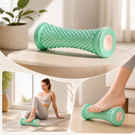 Foot Massager Roller, Deep Tissue Foot Massager for Plantar Fasciitis Relief, Heel Arch & Foot Pain Relief, Portable Muscle Relaxation Roller for Home Office Gym Use
