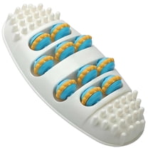 Foot Massager Roller for Plantar Fasciitis Relief, Dual Foot Acupressure Therapy for Pain Relief, Stress Relief and Improved Circulation, Portable Reflexology Tool for Home and Office