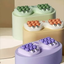 Foot Massager Roller for Plantar Fasciitis Relief - Magnetic Therapy Arch Support Massage with Acupressure Nodes, Portable Foot Roller for Muscle Pain Relief, Home Gym Use (1pc, 27x14x4cm)