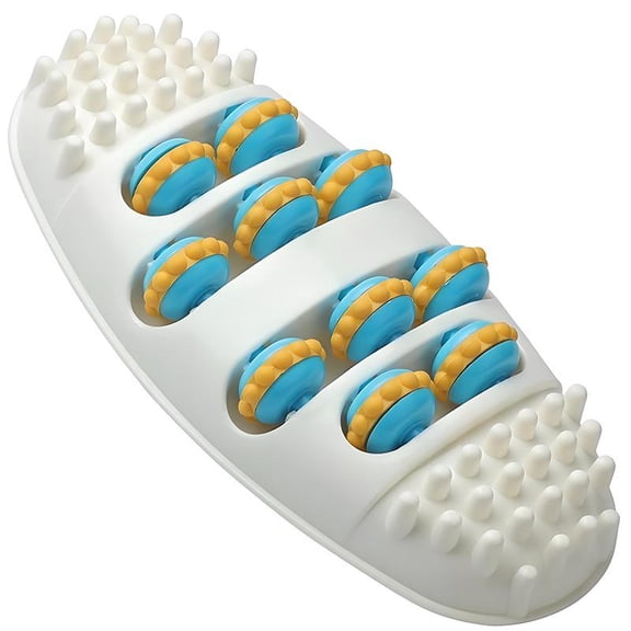 Foot Massager Roller for Plantar Fasciitis Pain Relief - Acupressure Reflexology Relax Tool, Portable Dual Foot Massage Roller