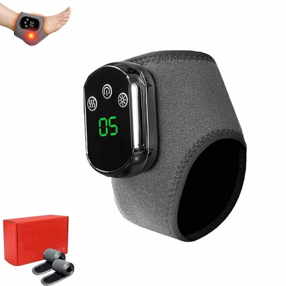 Foot Massager, Wireless Portable Electric Foot Massag, Smart Timer, Touch Screen, with 5 Heat & 3 Vibration Mode for Home/Office/Travel