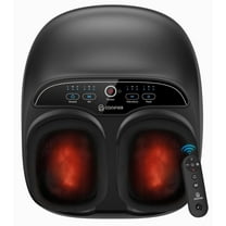 Foot Massager with Heat, Comfier Shiatsu Foot Massage Machine with Remote for Relax up to Size 13, Black, Father's Day Gifts