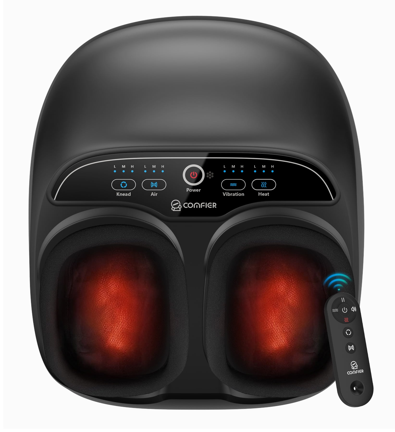 Comfier Foot Massager with Heat, Shiatsu Kneading,