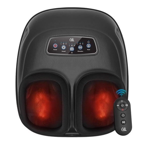 Foot Massager with Heat, Shiatsu Feet Massager Machine for Relax, Black, Gifts