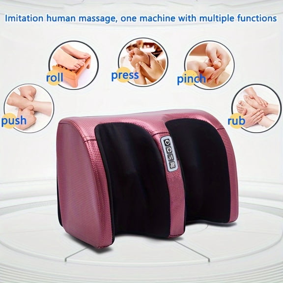 Foot Massager with Heat for Circulation & Relaxation - Perfect Father's Day Mother's Day Gift, Deep Kneading Machine for Muscle Relief