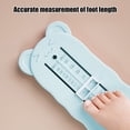 thumbnail image 1 of Foot Measurement Device Kids Foot Length Measure Gauge Baby Foot Measuring Ruler Adjustable Shoe Sizer Measurement Tool, 1 of 7