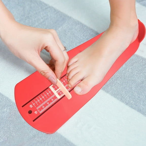 Foot Measuring Device for Kids & Adults – Accurate Shoe Size Ruler, Home Foot Length Measurer for Infants, Children & Grown-Ups