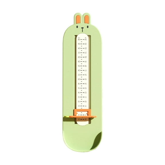 Foot Measuring Ruler Accurate Foot Gauge • Adjustable ABS Plastic Shoe Sizer • 32x9cm Foot Measurement Tool • Easy-Read Scale • Home Shoe Fitting Aid