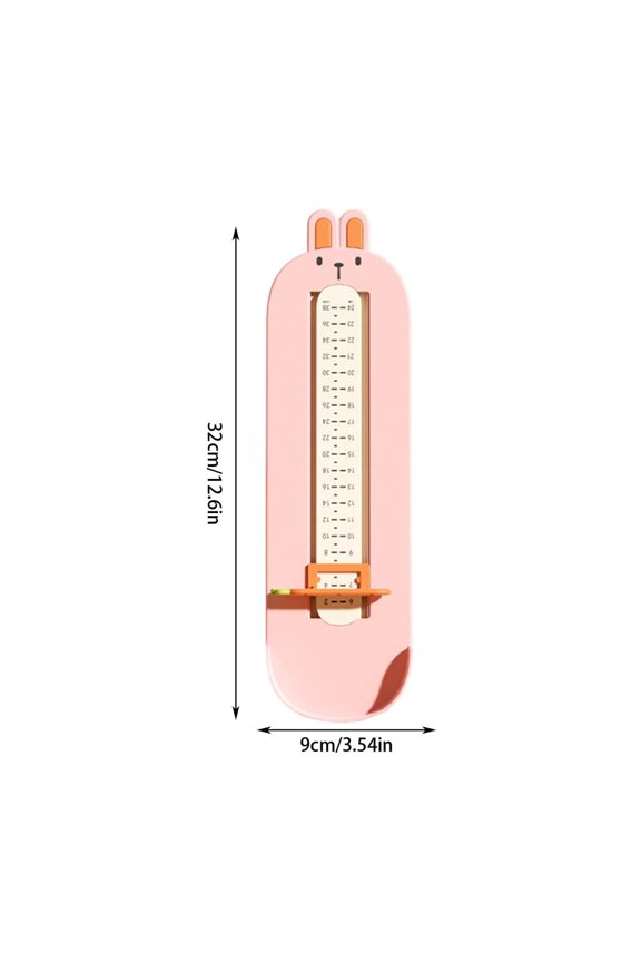 Foot Measuring Ruler for Boys and Girls – ABS Plastic Shoe Sizer with Accurate Scale, 32 cm x 9 cm, Single Unit