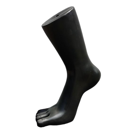 Foot Model Display Fake Foot Model Simulation Foot Model Shoe Support Foot Model black with right