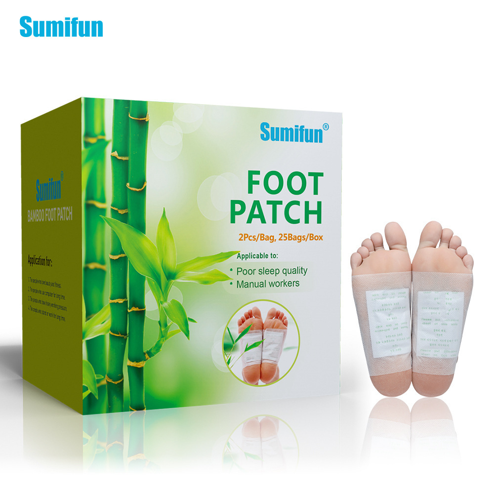 Foot Patches with Adhesive Tape, 50 Pieces per Box Sumifun 1 Box