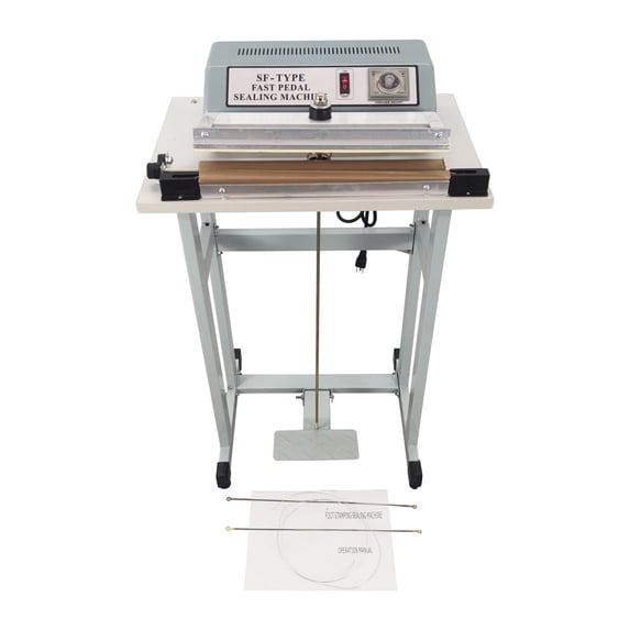 Foot Pedal Impulse Sealer Heat Seal Machine for Plastic Bag Wrap Sealing 110V