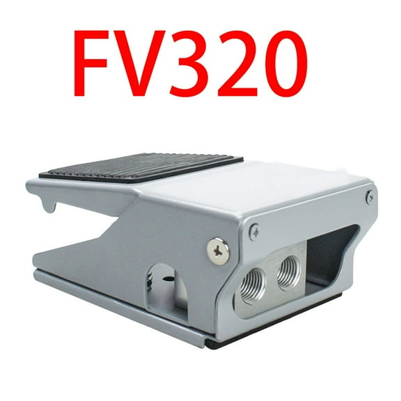 Foot Pedal Pressure Control Valve 3 Way 2 Position 1/4 Pt Air Pneumatic Switch Fv320 White