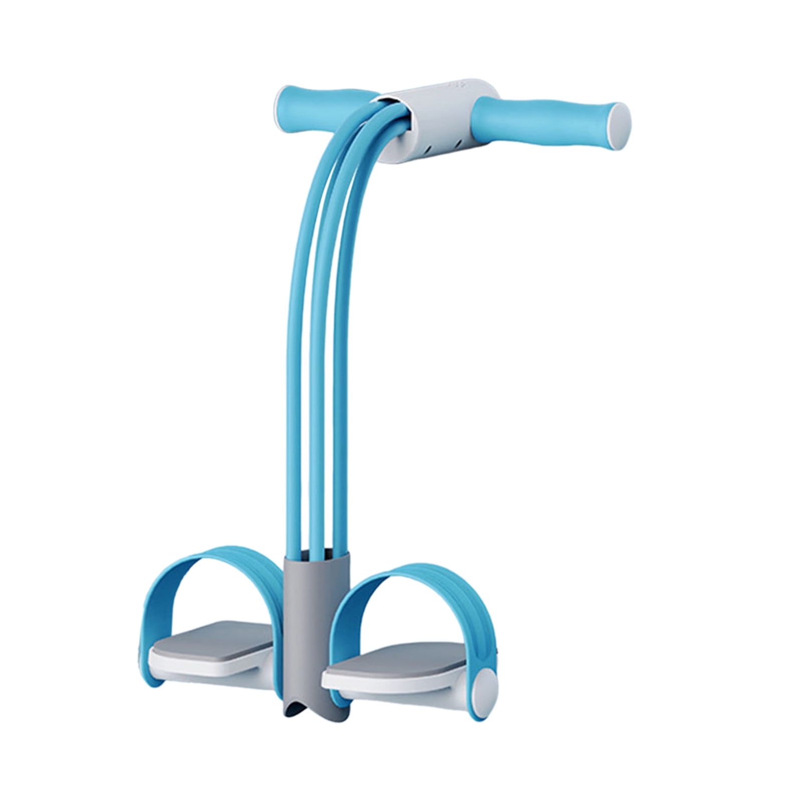 Foot Pedal Resistance Band TPE 4 Tube Smart Stirrup Puller Multifunctional Abdomen Waist Arm Leg Trainer Fitness 1pc