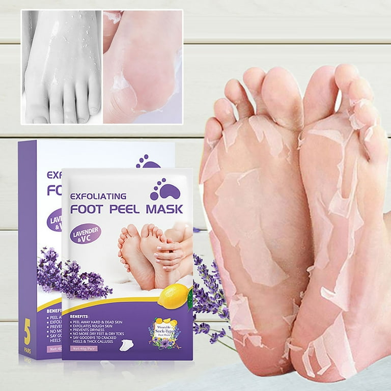 Foot Peel Exfoliator Peel Off Dead Skin Remover Baby Soft Smooth Feet Men Women Lavender 45ml Walmart