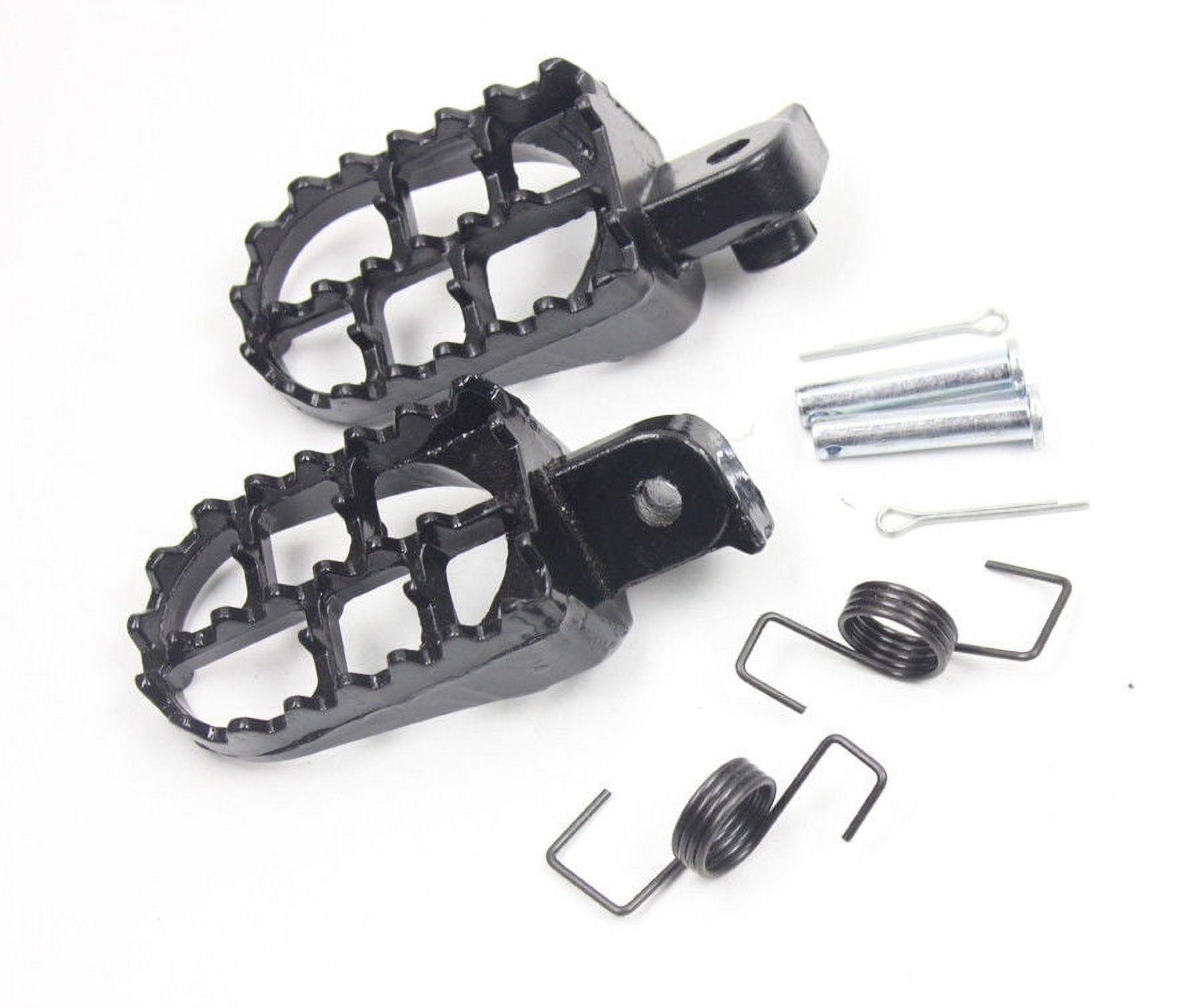Cale-pieds (Foot Pegs) Extra Larges En Aluminium Pour Suzuki RMZ 250/450 (2010-2015) - Neuf Avec Garantie