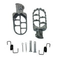 thumbnail image 1 of Foot Pegs Silver Aluminum Honda XR CRF 50 70 110 125 or Similar Pit Dirt Bikes, 1 of 1