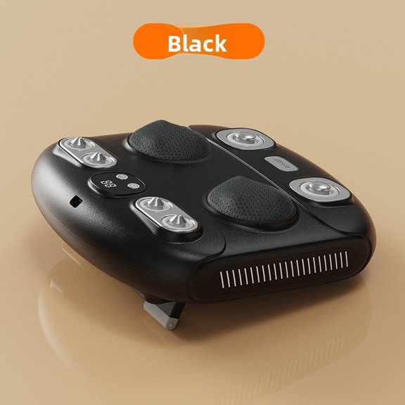 Foot Percussion Massager with Integrated Knocking and Kneading Nodes, 6-Zone Plantar Maintenance Station with Constant Heat and Wireless Remote, Mechanical Vibration Hub