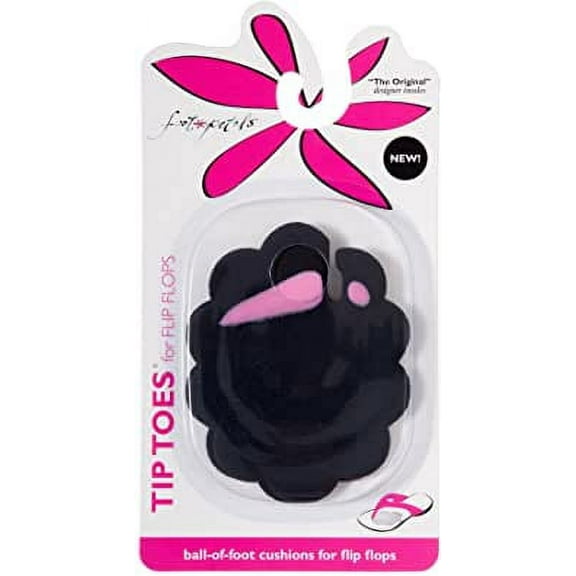 Foot Petals Tip Toes for Flip Flops - Black