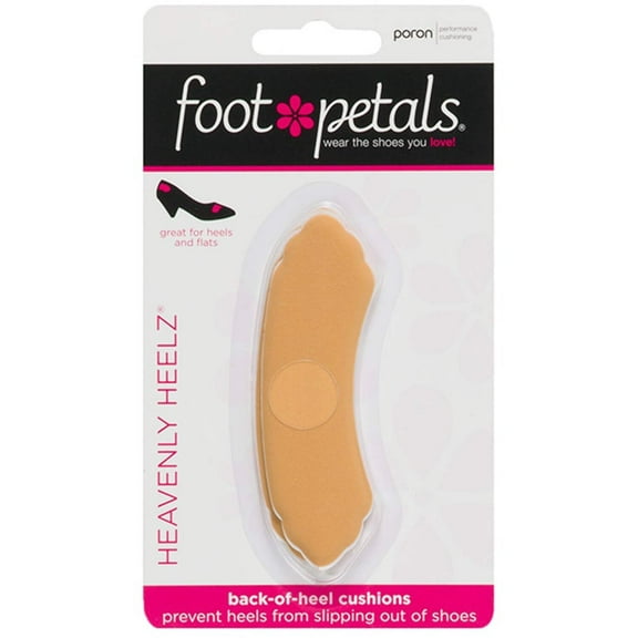 Foot Petals Women's Heavenly HEELZ Back of Heel Cushion-W, Buttercup, Medium