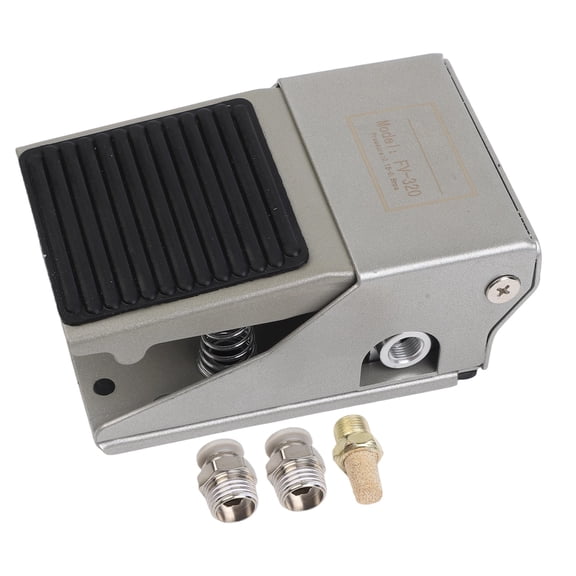 Foot Pressure Control Valve Kit 3-Way 2-Position 1/4\\\" PT FV320 Air Pneumatic Switch Foot Valve Pedal Pneumatic Valve SL-01