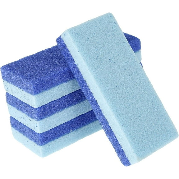 Foot Pumice Stone, 4 Pcs Double Sided Pumice Stone for Feet, 2 in 1 Callus Remover and Pumice Pad, Pedicure Stone Scrubbe, Hard Skin Callus Remover and Scrubber for Feet & Hands