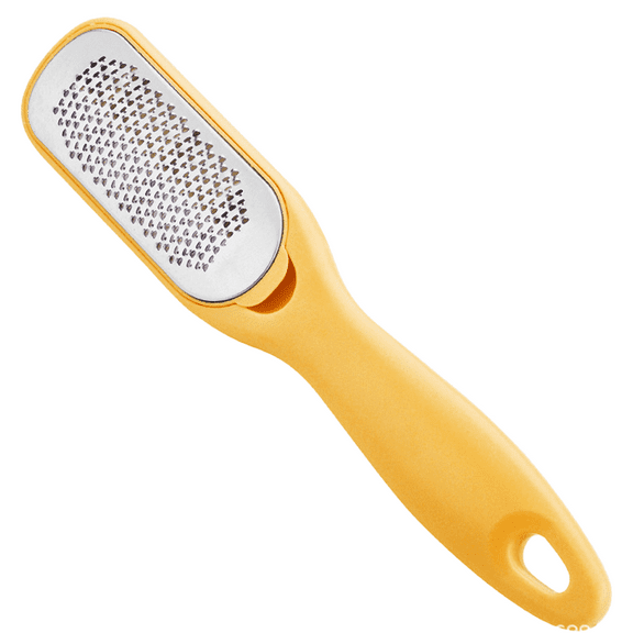 Foot Rasp Callus Remover Dead Skin Remover Double Sided Foot Scrubber Foot Care Pedicure Tool - lemon yellow