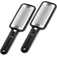 thumbnail image 1 of Foot Rasp Foot File, 2 Pcs Stainless Steel Pedicure Callus Remover for Feet, Professial Foot Care Tools for Pedicure to Removes Hard Skin Corns for Dry and Wet Feet, 1 of 7