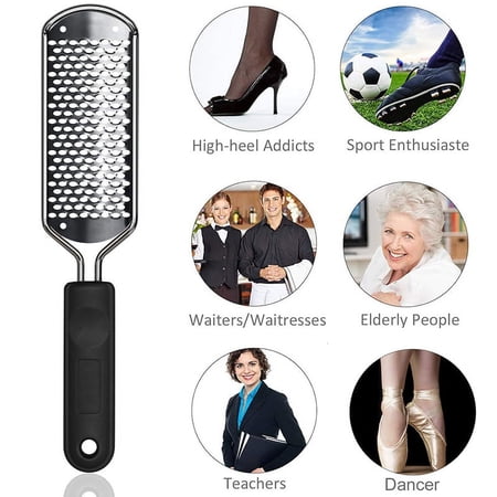 Foot Rasp Foot File Foot Grater Can be Used on Both Wet and Dry Feet Foot Care Pedicure Metal Surface Tool to Remove Hard Skin for Extra Smooth and Beauty Foot