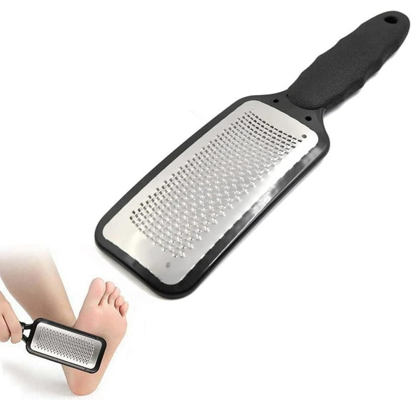 Foot Rasp Hard Skin Remover, Dead Skin Remover for Feet, Pedicure Foot File Make Foot Beauty Extra Smooth, Foot Scrub Foot Exfoliator for Corn Removal, Feet Care Callous Removers for Feet (1 Black)
