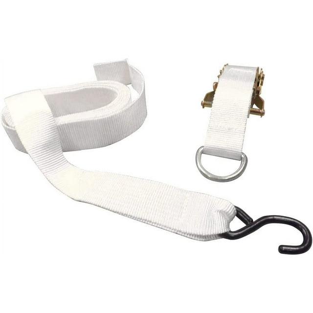 Foot Ratchet Strap with SHook Polyester Tie Down 1.5" Inch Width