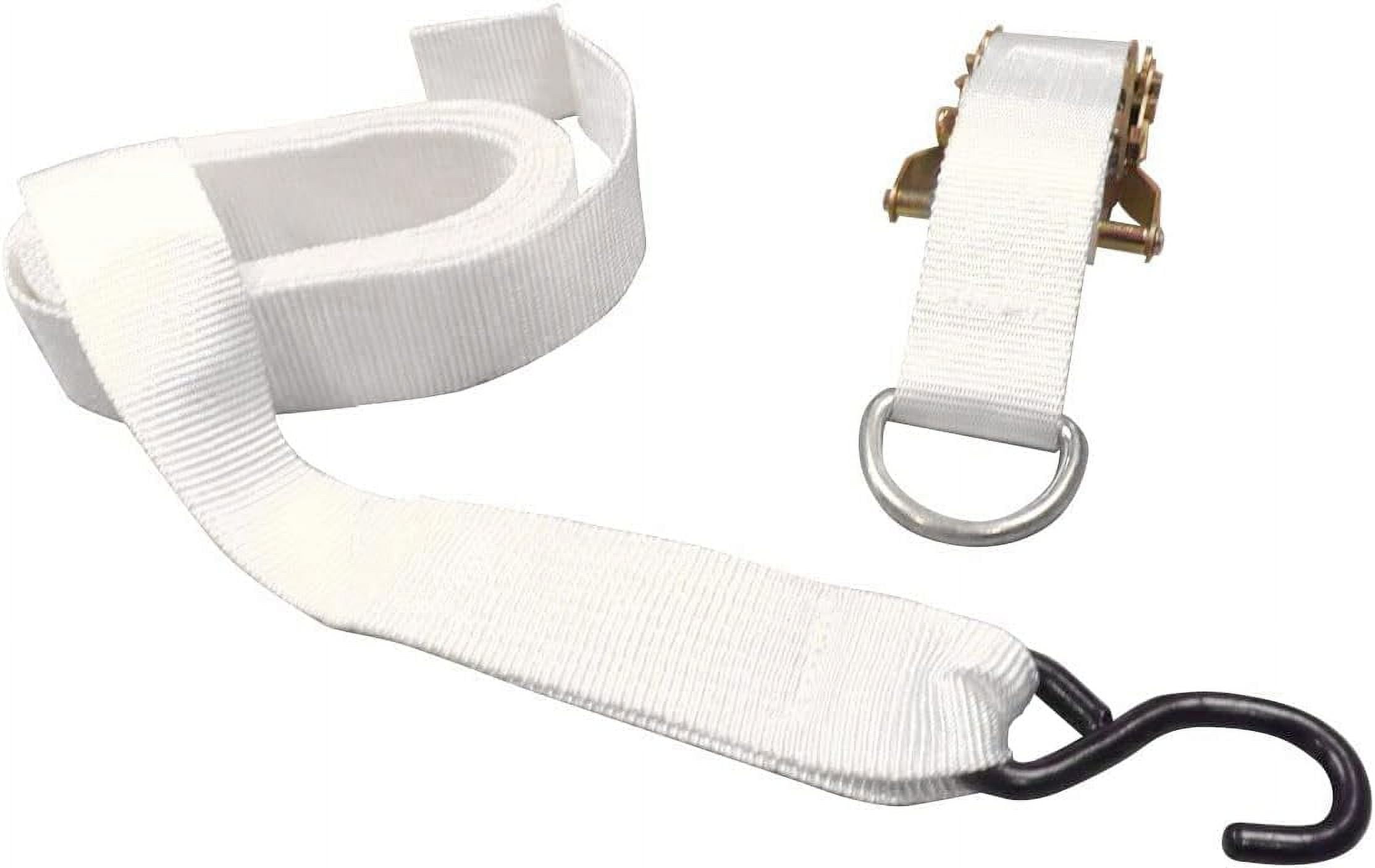 Foot Ratchet Strap With SHook Polyester Tie Down 1.5" Inch Width