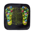 thumbnail image 1 of Foot Reflexology Massager Mat Feet Pain Relief Muscle Relaxation Kids Adults Anti-slip Foldable Acupressure Pad Portable Stone Walking Massage Tool, 1 of 8
