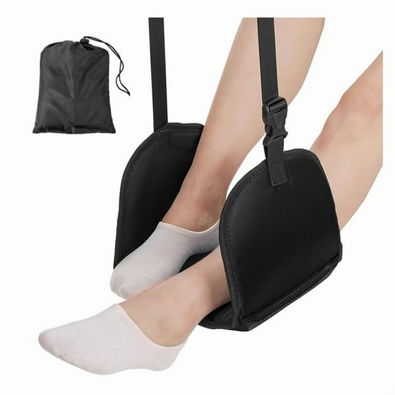 Foot Relaxing Hammock Adjustable Airplane for Office Travel Under-Desk Resting Hammock,B