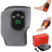 Foot Renew Triple Method Massager, 3-in-1 Wireless Foot Massager for Neuropathy Pain Relief - Portable Heated Ankle Wrap with 3 Vibration Modes & 5 Heat Levels