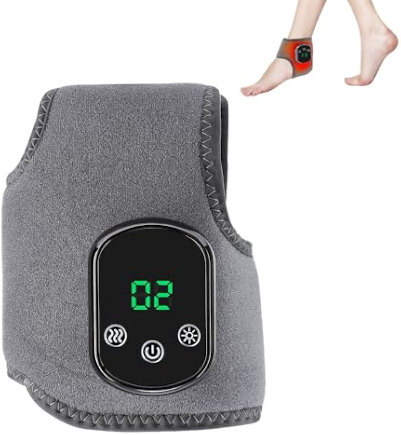 Foot Renew Triple Method Massager, Wireless Heated Foot & Ankle Wrap, Portable Foots Renew Massager(Ankle)