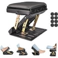 thumbnail image 1 of Foot Rest for Under Desk at Work 4-Level Height Adjustable, Ergonomic Foldable Footrest for Office, Gaming,Computer, Soft & Removable Pad Desk Foot Stool Suitable for All Seasons (Gray), 1 of 14