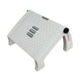 thumbnail image 1 of Foot Rest for under Desk at Work, Foot Rest Cushion with Massage Surface and Massage Roller, Foot Stool under Desk Footrest Curve Footrest for Sitting White, 1 of 10
