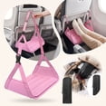 thumbnail image 1 of Foot Rest Hammock, Travel Leg Support Sling, Adjustable Airplane Accessory, Ergonomic Comfort Design and Reinforced Stitching for Business Travel, Car Trips, and Daily Office Use., 1 of 9