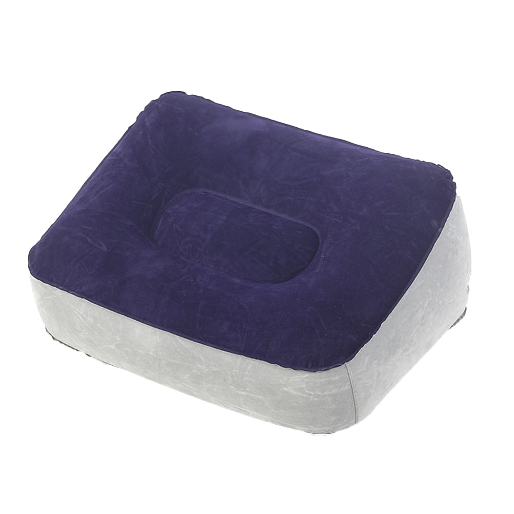 Foot Rest Inflatable Pillow Travel Footrest Leg Cushion Airplane Stool Desk Feet Cushions Blow
