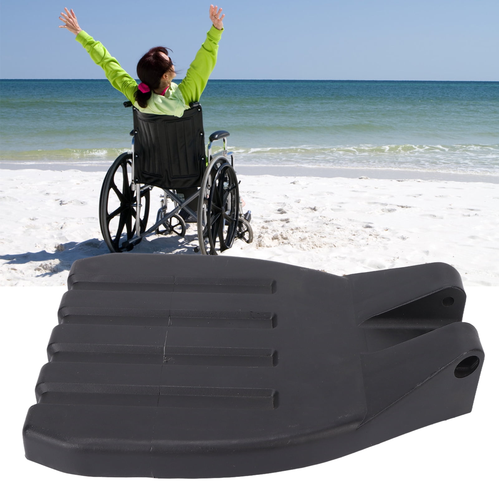 Foot Rest, Universal Wheelchair Footplate Replacement Leg Rest For
