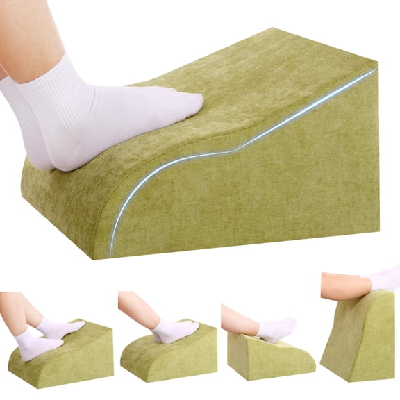 Foot Rest for Under Desk at Work, Ergonomic Under Desk Footrest with Washable Cover for Office, Home & Gaming Leg Elevation Pillow