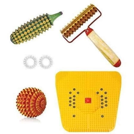 Foot Roller Acupressure Foot Roller Acupressure Magnetic Stress Mat Combo Kit