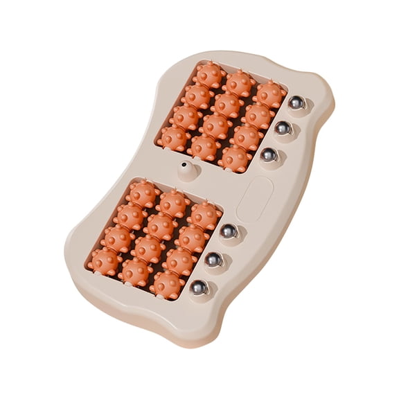 Foot Roller Massage,Manual Foot Roller Massager,Three Massage Techniques for Relieve Pain from Plantar Fasciitis,Portable Double Foot Massage Roller,Tight Muscles & Sore Feet(Orange)