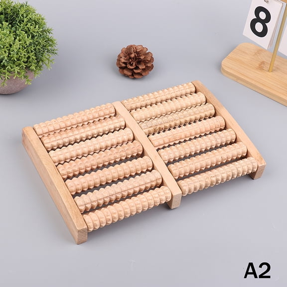 Foot Roller Massager Wood Foot Massage Multi-Point Foot Therapy Rubbing Massage Promote The Circulation Of Blood Foot Care Tool