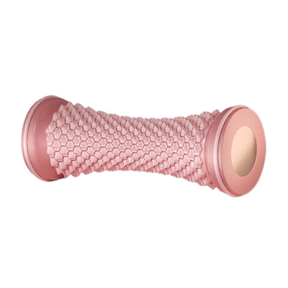 Foot Roller Massager for Plantar Fasciitis, Foot Arch and Heel Pain Relief | Deep Tissue Muscle Massage, Feet Ergonomic & Rounded Top Design (Pink)