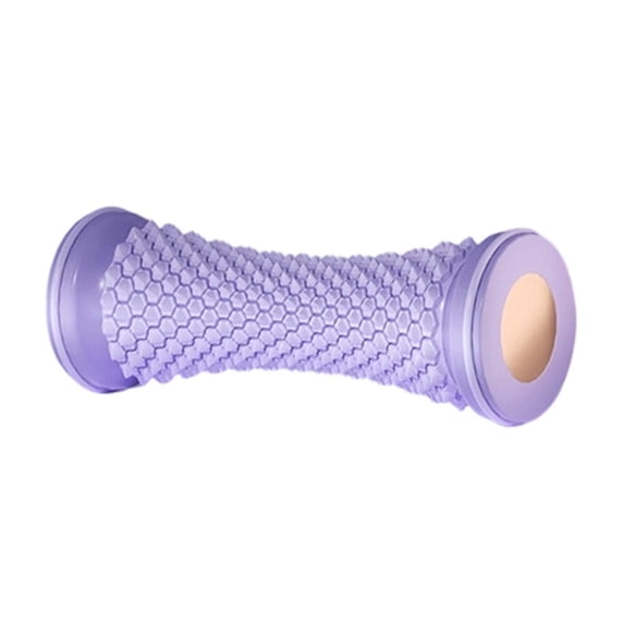 Foot Roller Massager for Plantar Fasciitis, Foot Arch and Heel Pain Relief | Deep Tissue Muscle Massage, Feet Ergonomic & Rounded Top Design (Purple)