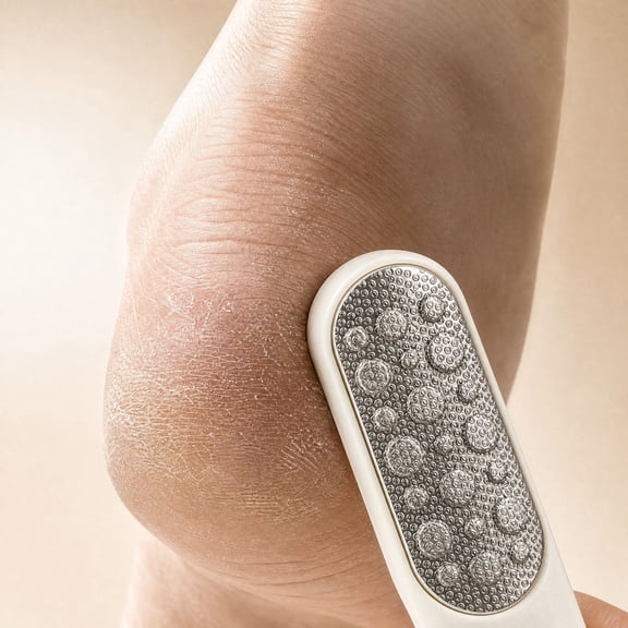Foot Rub Tool Sole Callus Heel Exfoliating Pedicure Multi Purpose Foot Cleaning Brush for Home Spa Bathroom Travel Foot Care Scrubber Board Tool